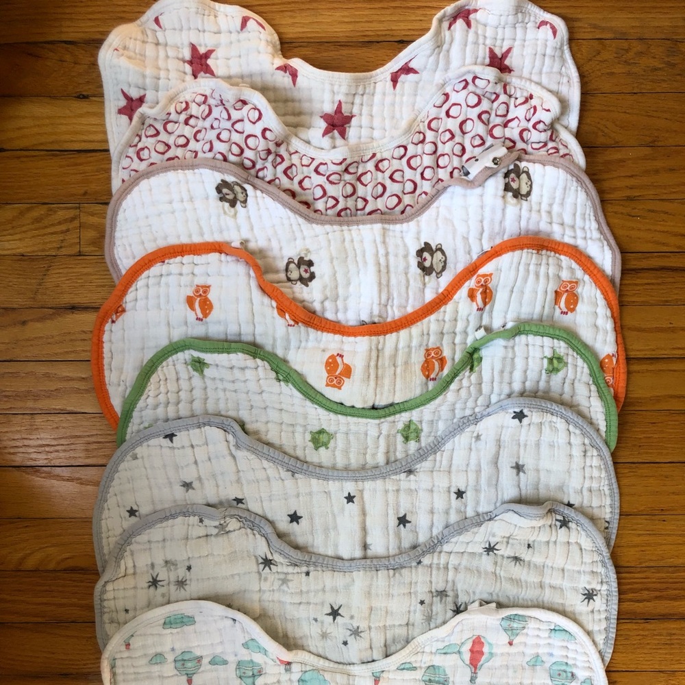 (8) Aden + Anais Burby Bibs